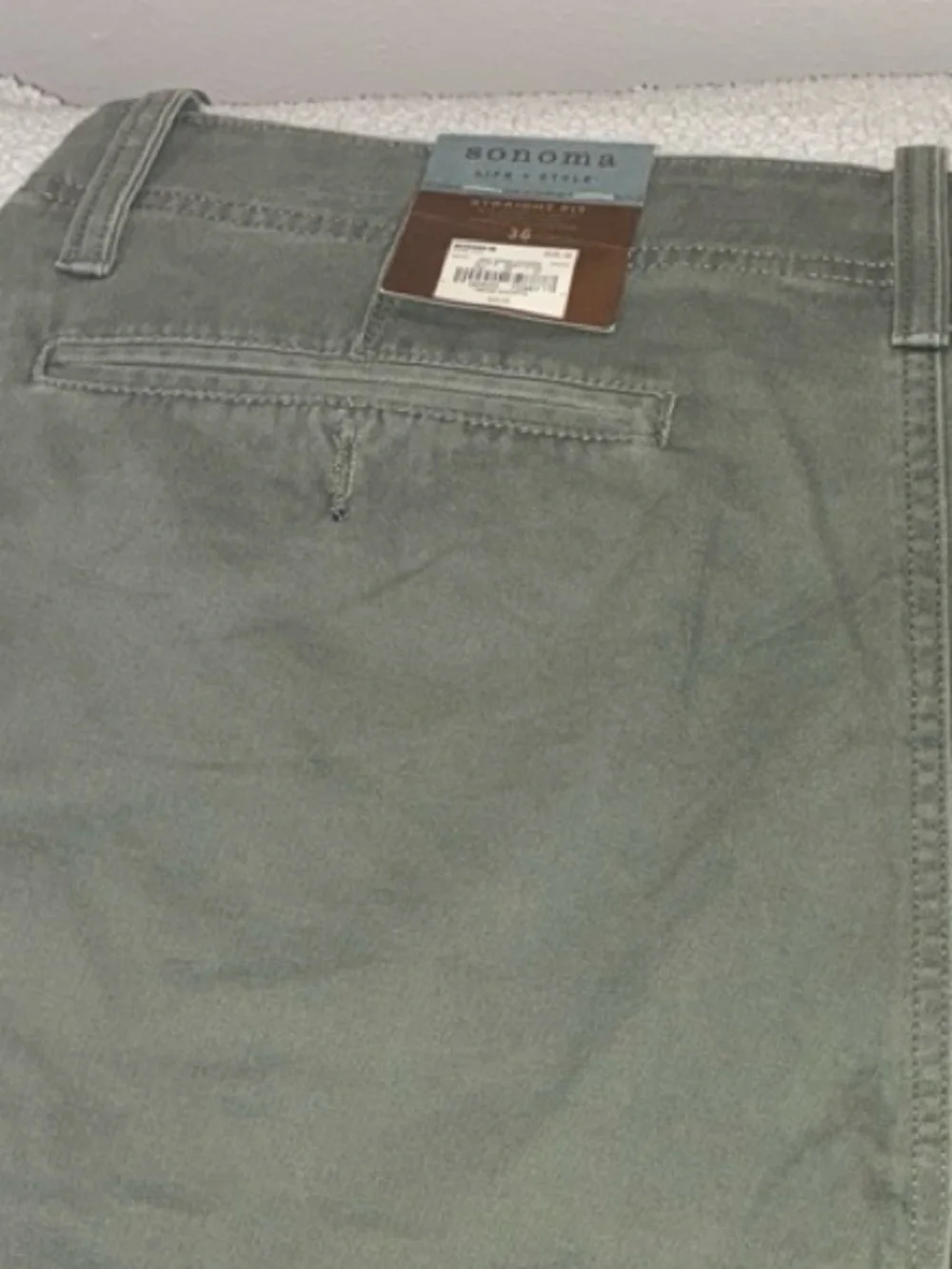 Sonoma Men's Olive Cargo Shorts